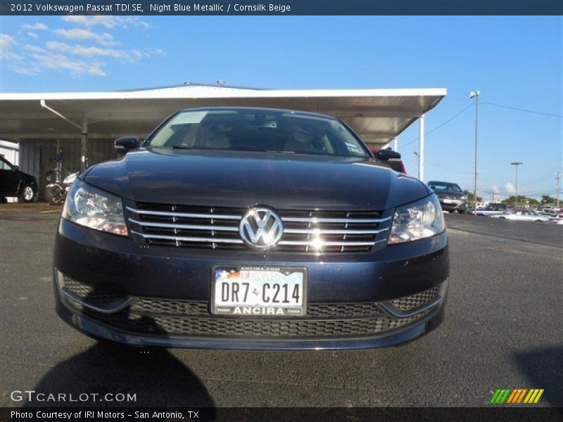 Night Blue Metallic / Cornsilk Beige 2012 Volkswagen Passat TDI SE