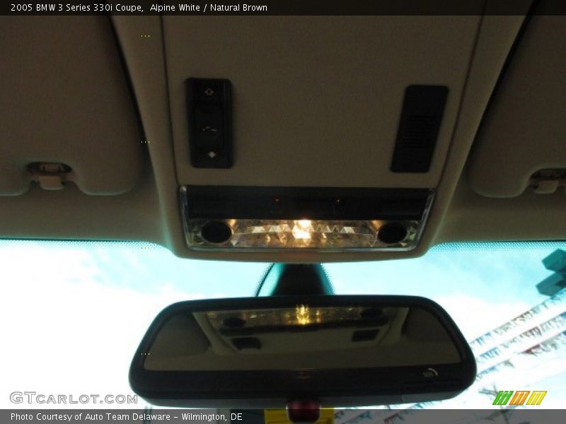 Alpine White / Natural Brown 2005 BMW 3 Series 330i Coupe