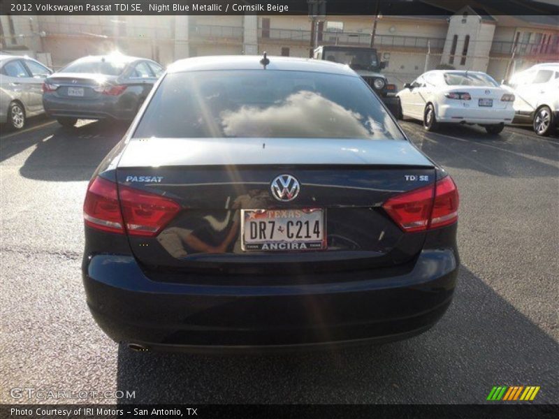 Night Blue Metallic / Cornsilk Beige 2012 Volkswagen Passat TDI SE