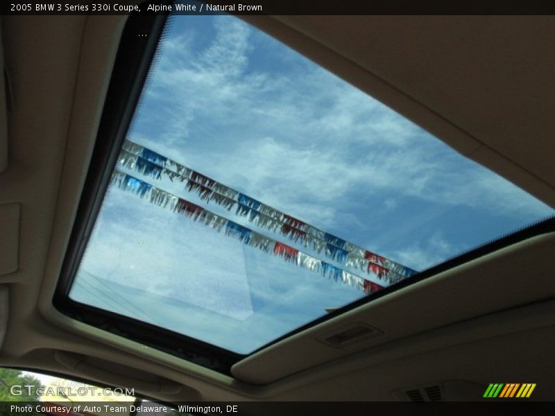 Alpine White / Natural Brown 2005 BMW 3 Series 330i Coupe