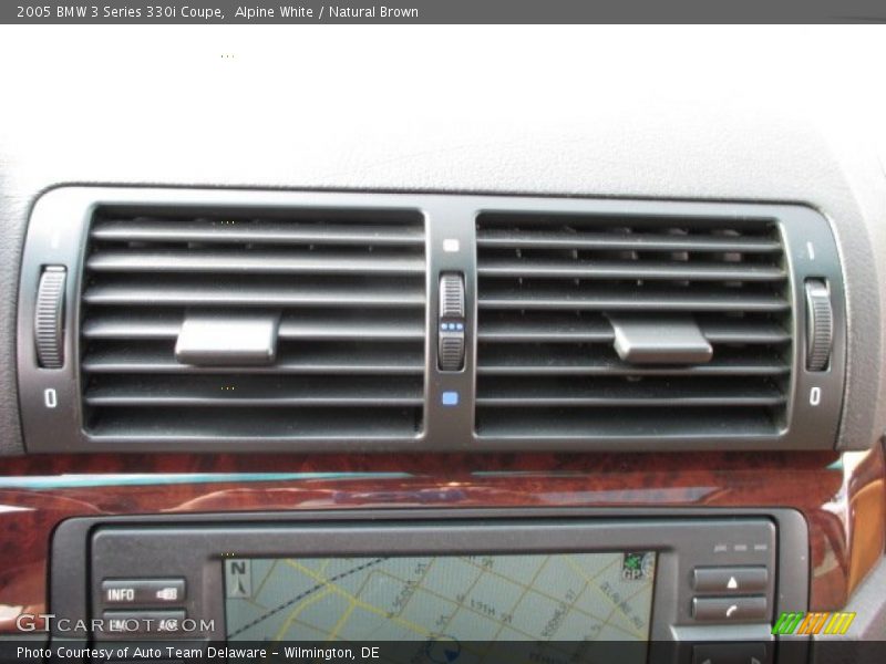 Alpine White / Natural Brown 2005 BMW 3 Series 330i Coupe