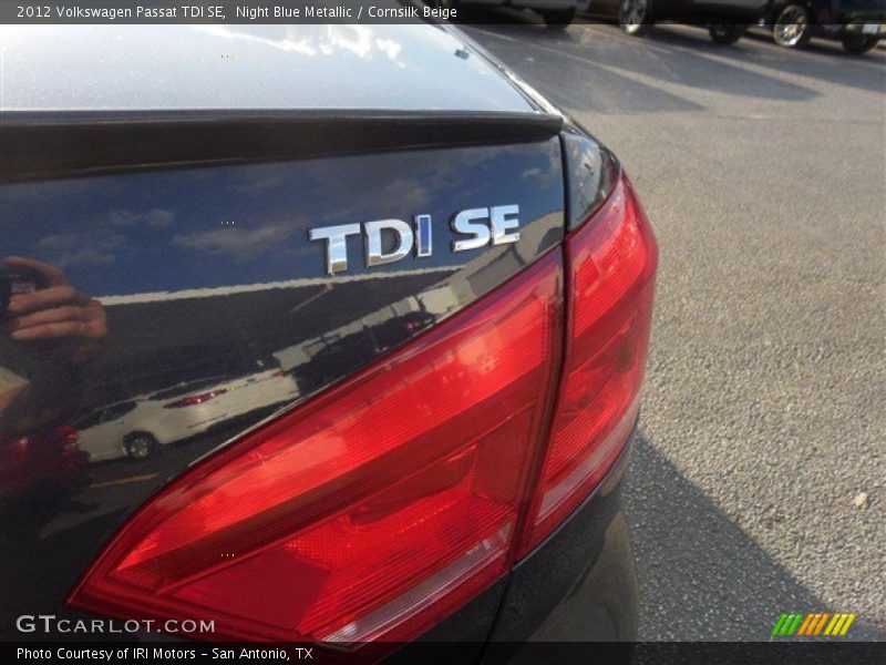 Night Blue Metallic / Cornsilk Beige 2012 Volkswagen Passat TDI SE