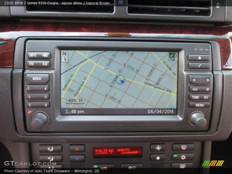 Navigation of 2005 3 Series 330i Coupe
