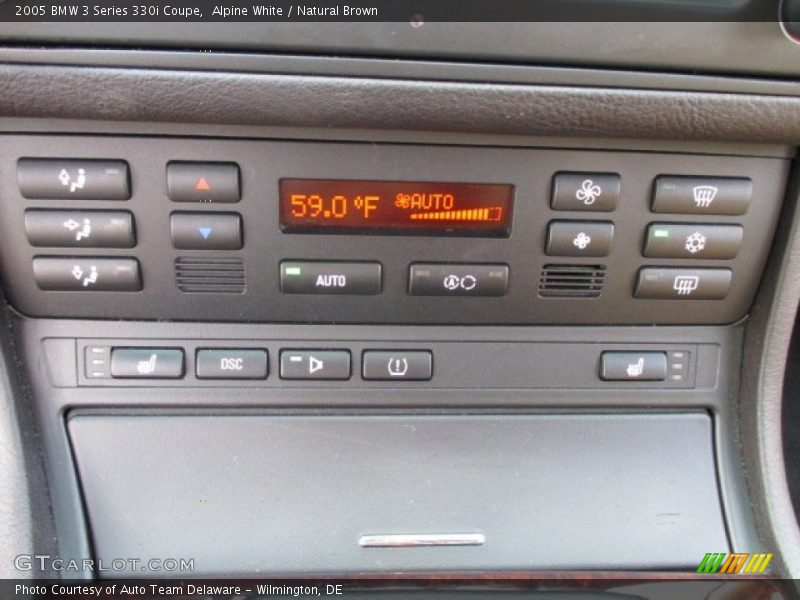 Controls of 2005 3 Series 330i Coupe