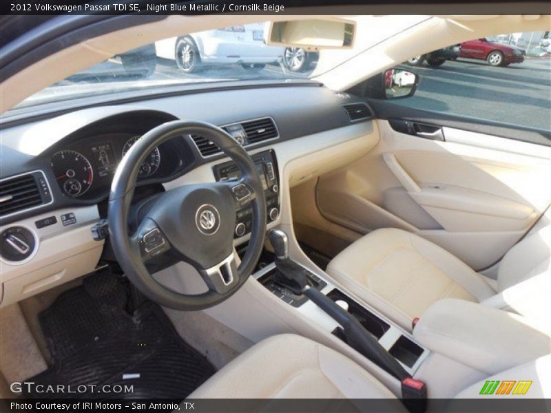 Night Blue Metallic / Cornsilk Beige 2012 Volkswagen Passat TDI SE