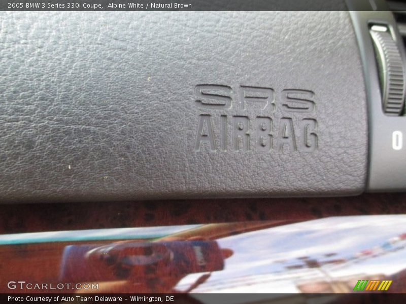 Alpine White / Natural Brown 2005 BMW 3 Series 330i Coupe