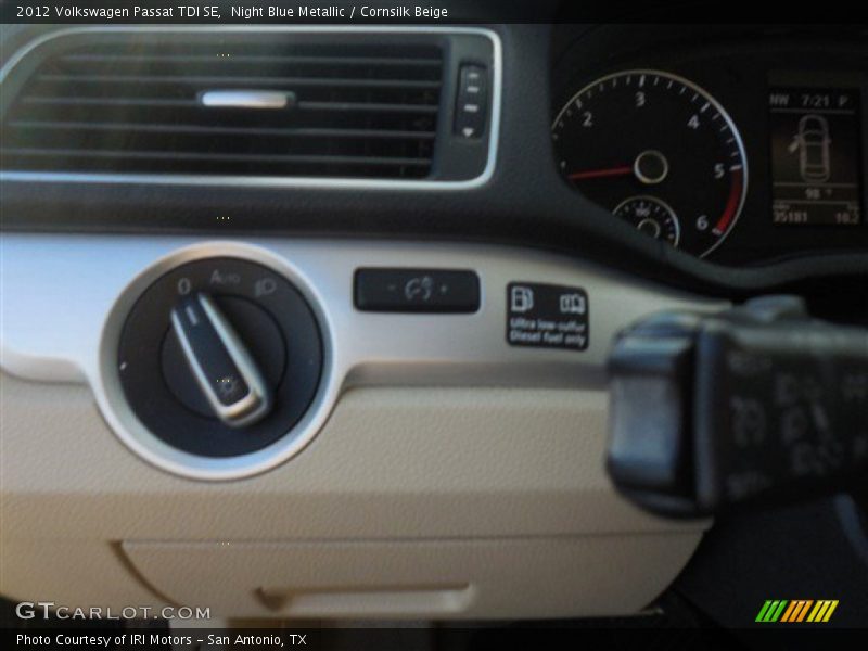 Night Blue Metallic / Cornsilk Beige 2012 Volkswagen Passat TDI SE
