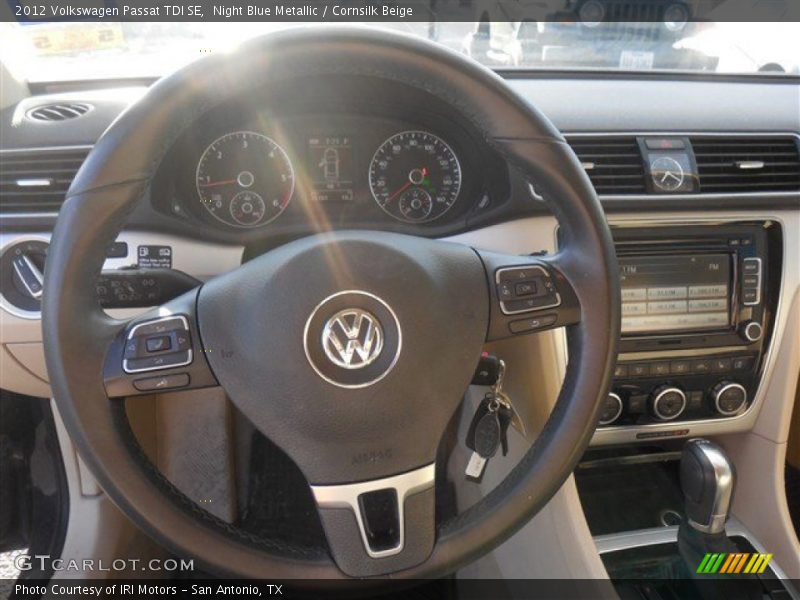 Night Blue Metallic / Cornsilk Beige 2012 Volkswagen Passat TDI SE