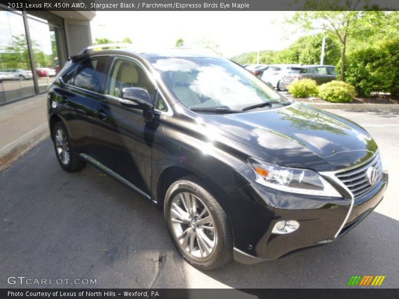 Stargazer Black / Parchment/Espresso Birds Eye Maple 2013 Lexus RX 450h AWD