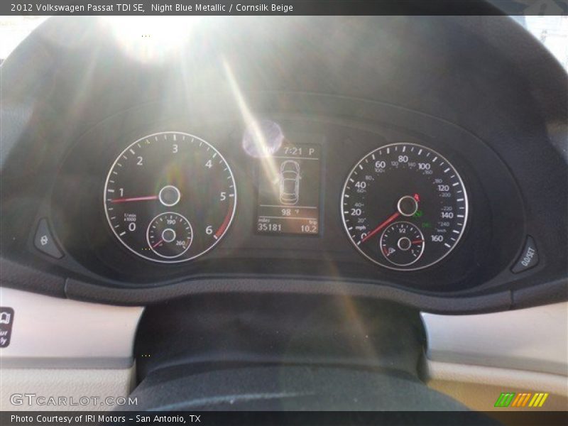 Night Blue Metallic / Cornsilk Beige 2012 Volkswagen Passat TDI SE