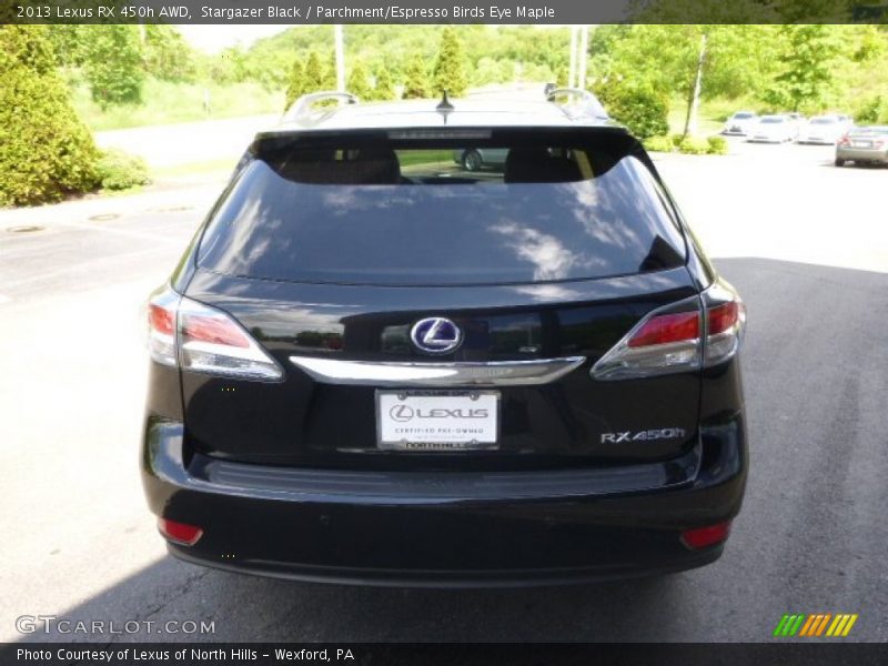 Stargazer Black / Parchment/Espresso Birds Eye Maple 2013 Lexus RX 450h AWD