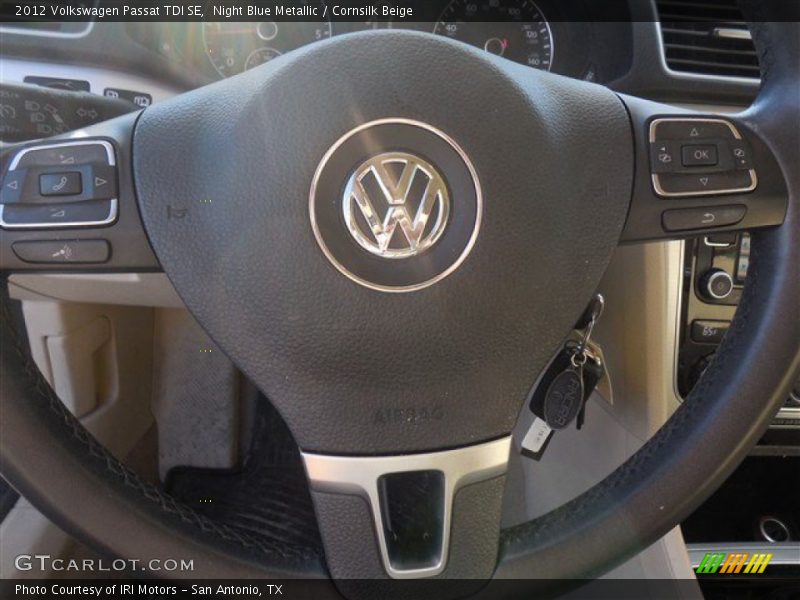 Night Blue Metallic / Cornsilk Beige 2012 Volkswagen Passat TDI SE