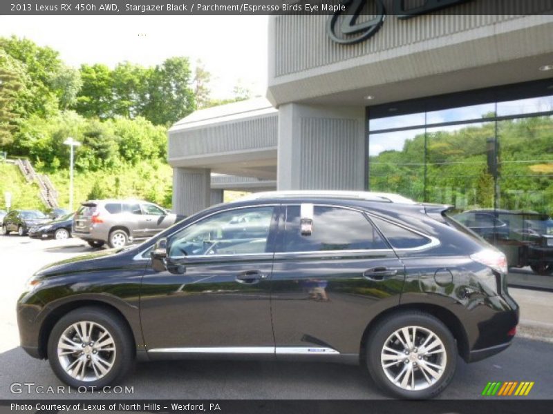 Stargazer Black / Parchment/Espresso Birds Eye Maple 2013 Lexus RX 450h AWD