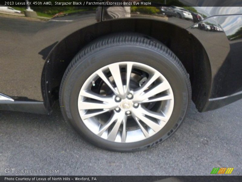 Stargazer Black / Parchment/Espresso Birds Eye Maple 2013 Lexus RX 450h AWD