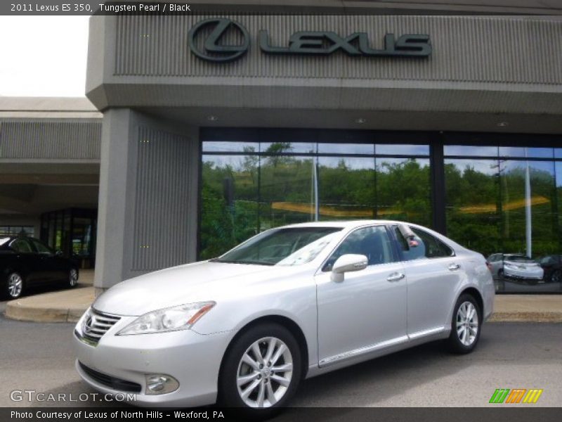 Tungsten Pearl / Black 2011 Lexus ES 350