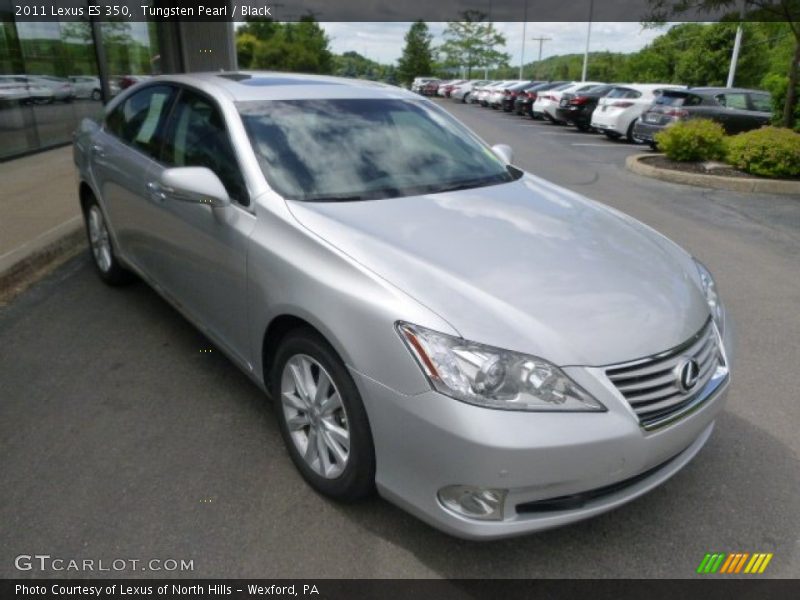 Tungsten Pearl / Black 2011 Lexus ES 350