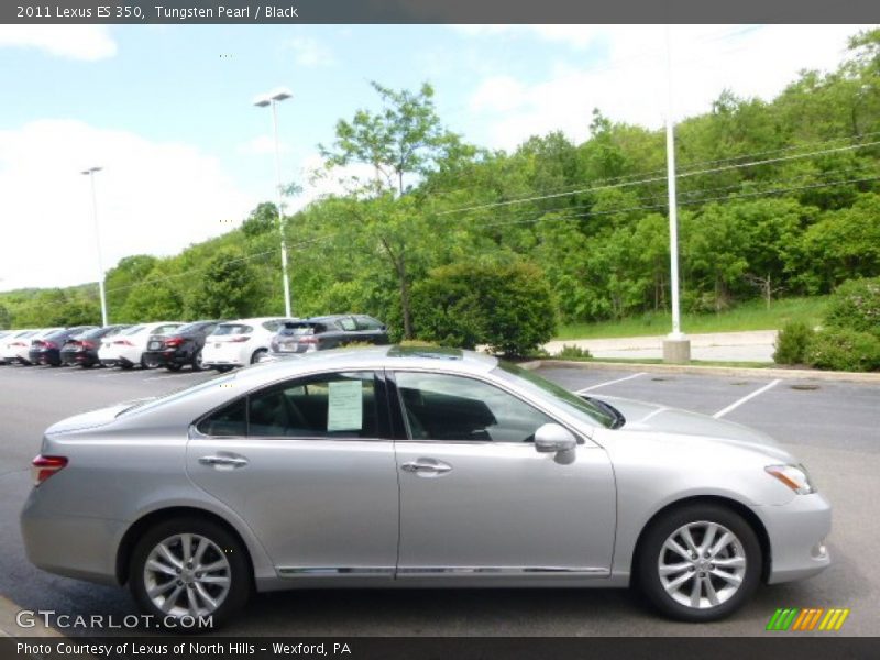 Tungsten Pearl / Black 2011 Lexus ES 350