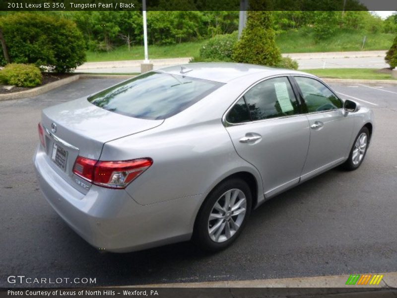 Tungsten Pearl / Black 2011 Lexus ES 350