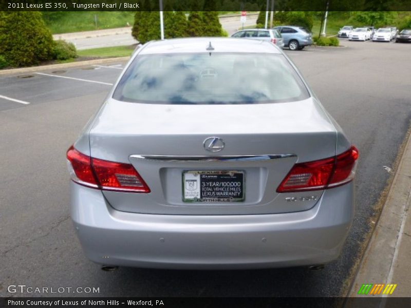 Tungsten Pearl / Black 2011 Lexus ES 350