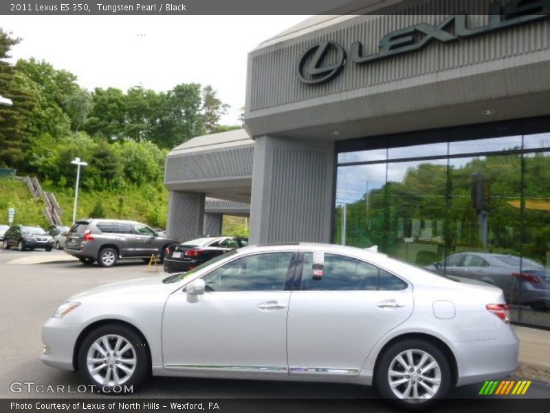 Tungsten Pearl / Black 2011 Lexus ES 350