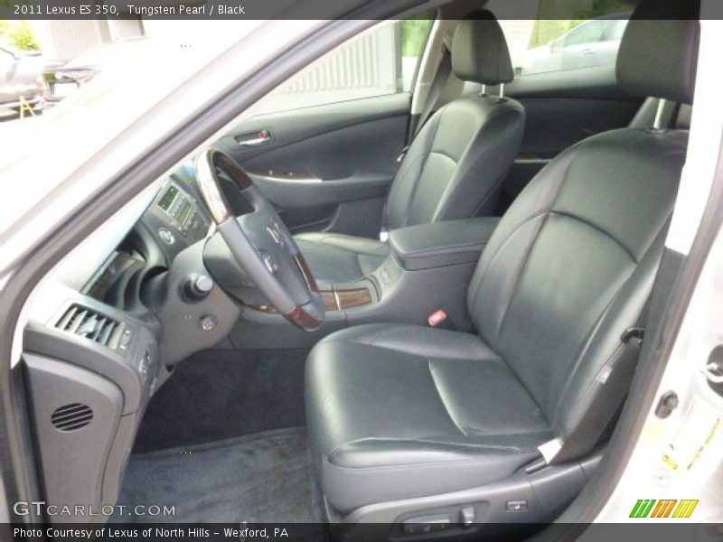 Tungsten Pearl / Black 2011 Lexus ES 350
