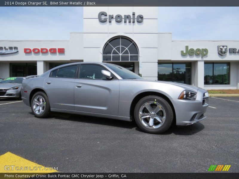 Billet Silver Metallic / Black 2014 Dodge Charger SE