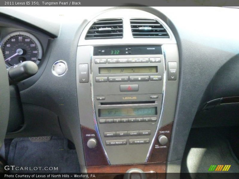 Tungsten Pearl / Black 2011 Lexus ES 350