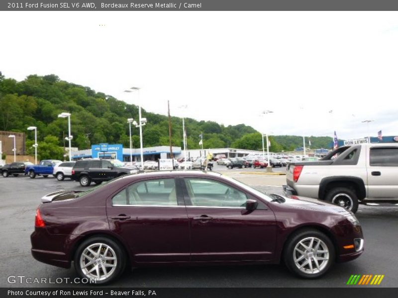Bordeaux Reserve Metallic / Camel 2011 Ford Fusion SEL V6 AWD