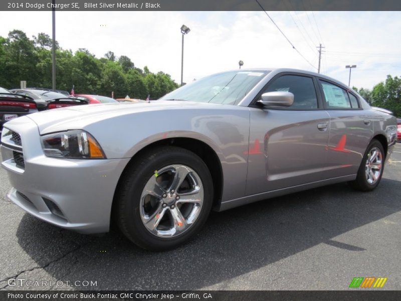 Billet Silver Metallic / Black 2014 Dodge Charger SE