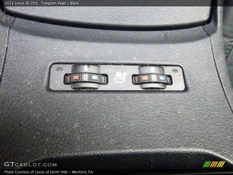 Tungsten Pearl / Black 2011 Lexus ES 350