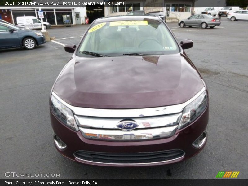 Bordeaux Reserve Metallic / Camel 2011 Ford Fusion SEL V6 AWD