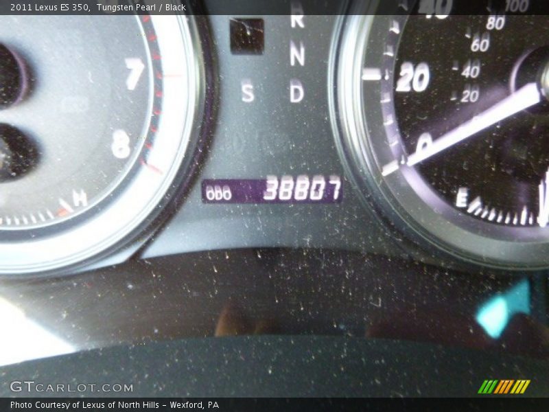 Tungsten Pearl / Black 2011 Lexus ES 350