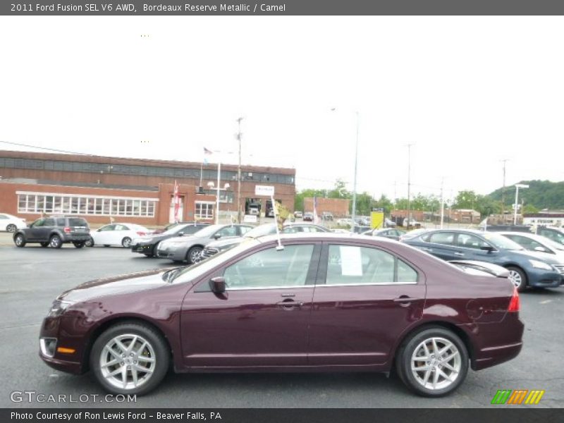  2011 Fusion SEL V6 AWD Bordeaux Reserve Metallic