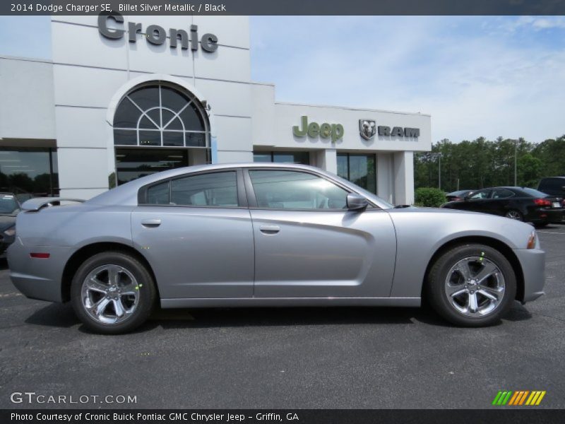 Billet Silver Metallic / Black 2014 Dodge Charger SE
