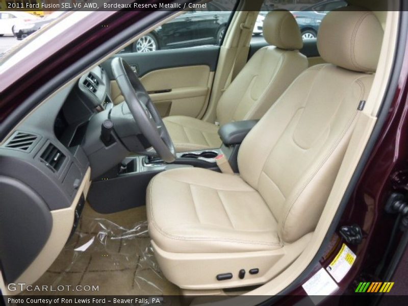 Bordeaux Reserve Metallic / Camel 2011 Ford Fusion SEL V6 AWD