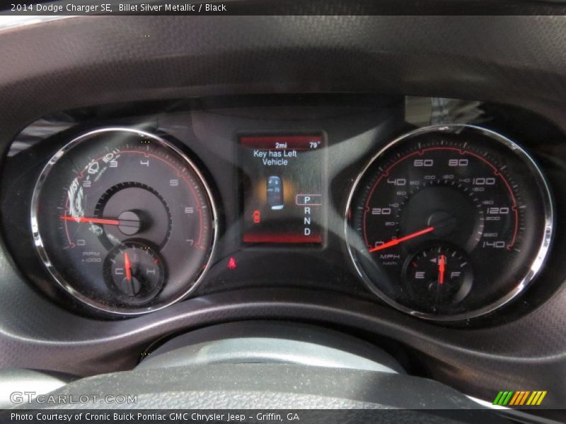 Billet Silver Metallic / Black 2014 Dodge Charger SE
