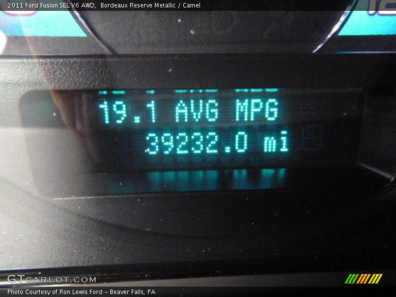 Bordeaux Reserve Metallic / Camel 2011 Ford Fusion SEL V6 AWD