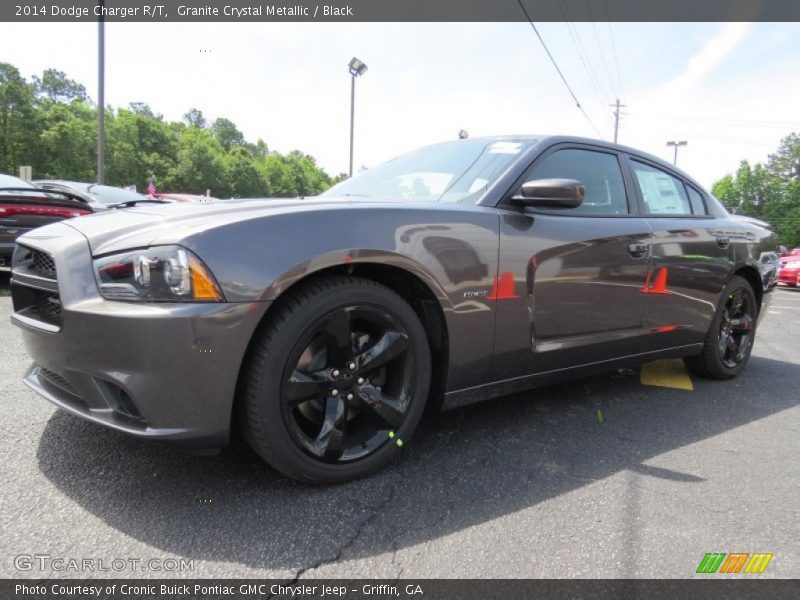 Granite Crystal Metallic / Black 2014 Dodge Charger R/T