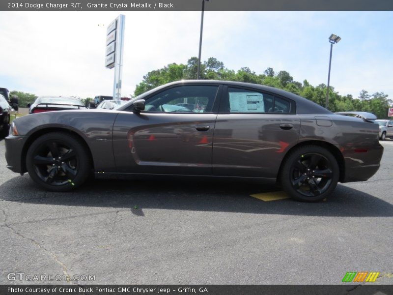 Granite Crystal Metallic / Black 2014 Dodge Charger R/T
