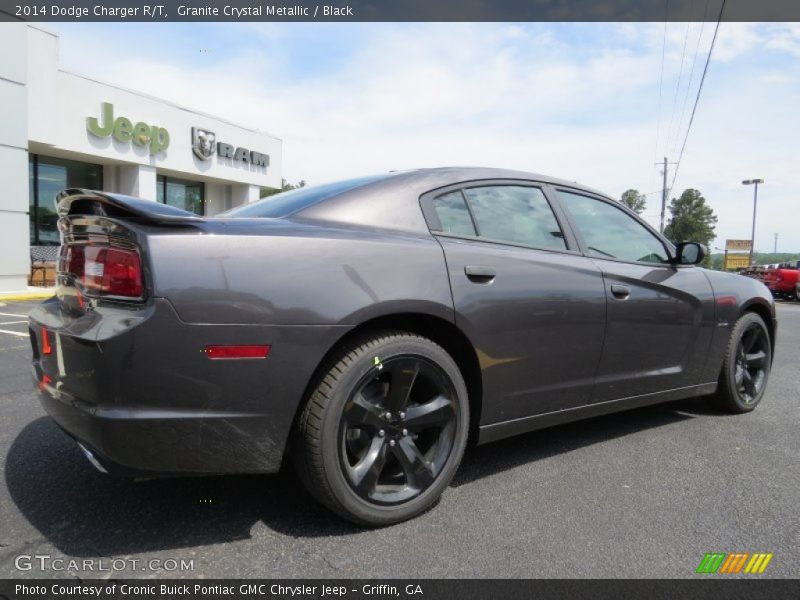 Granite Crystal Metallic / Black 2014 Dodge Charger R/T