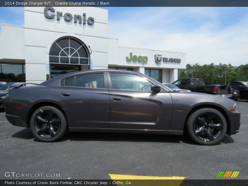 Granite Crystal Metallic / Black 2014 Dodge Charger R/T
