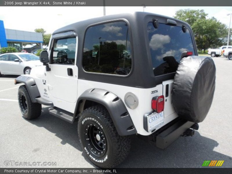 Stone White / Khaki 2006 Jeep Wrangler X 4x4