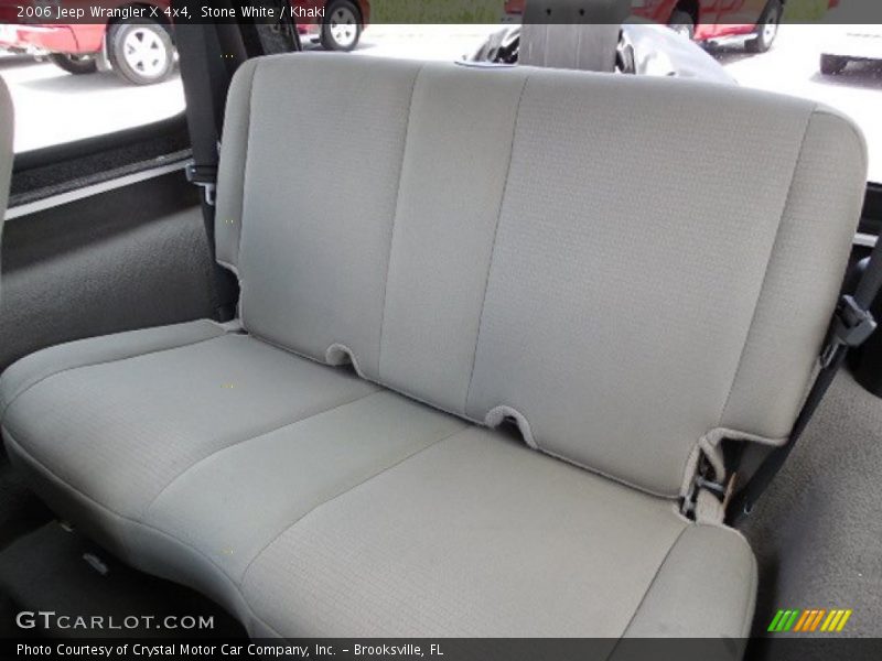 Stone White / Khaki 2006 Jeep Wrangler X 4x4