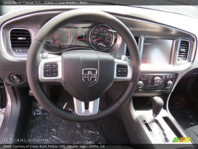 Granite Crystal Metallic / Black 2014 Dodge Charger R/T