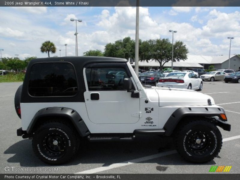 Stone White / Khaki 2006 Jeep Wrangler X 4x4