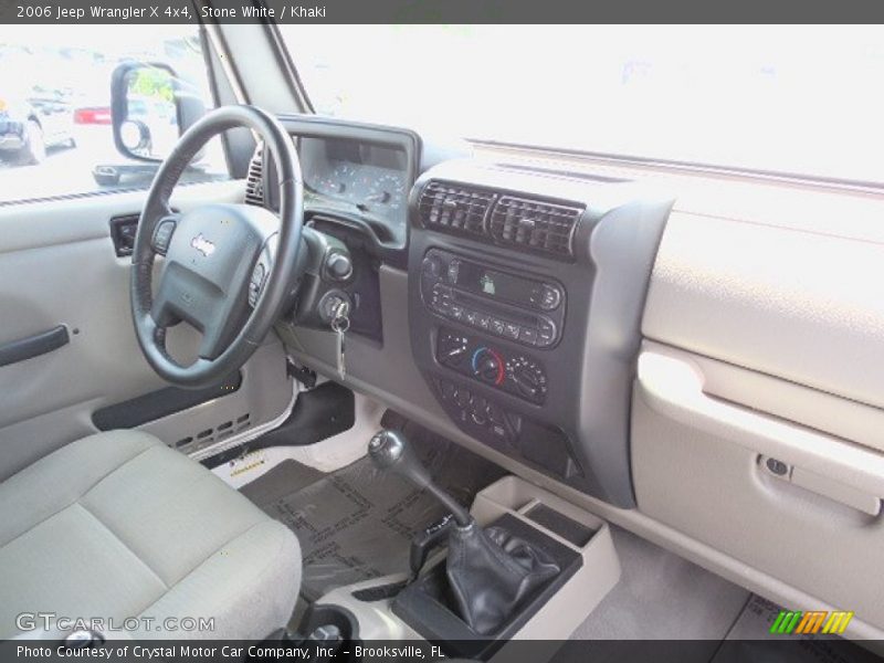 Stone White / Khaki 2006 Jeep Wrangler X 4x4