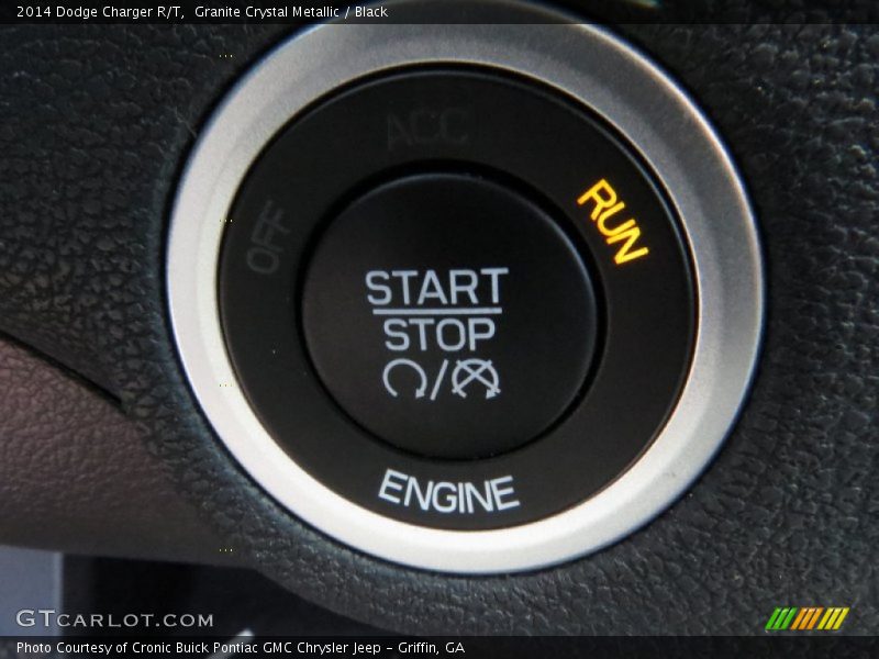 Granite Crystal Metallic / Black 2014 Dodge Charger R/T