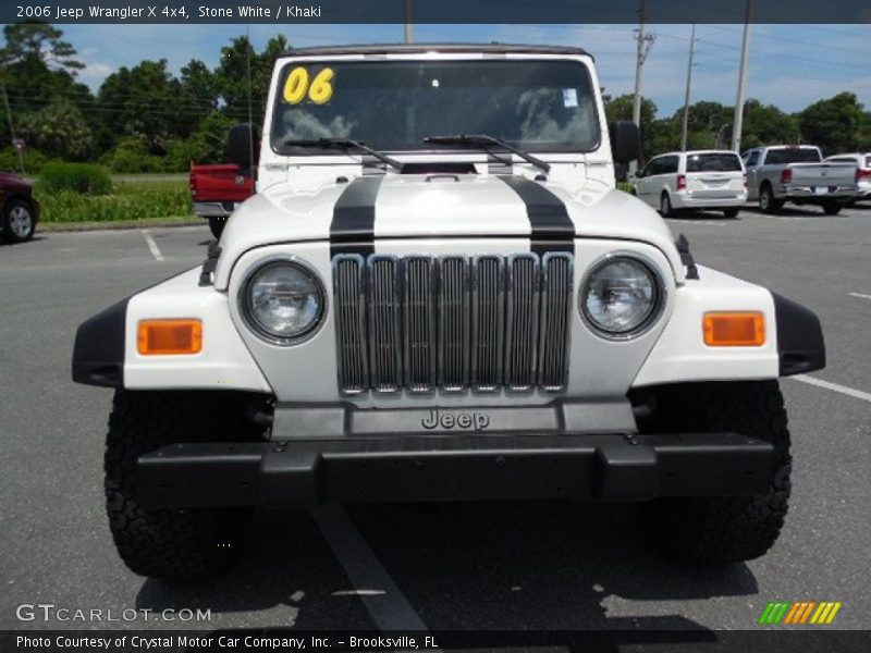 Stone White / Khaki 2006 Jeep Wrangler X 4x4