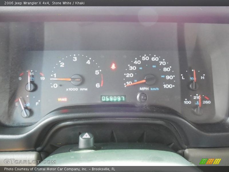 Stone White / Khaki 2006 Jeep Wrangler X 4x4