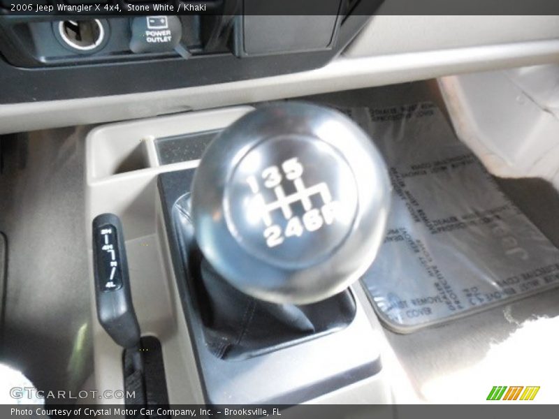 Stone White / Khaki 2006 Jeep Wrangler X 4x4